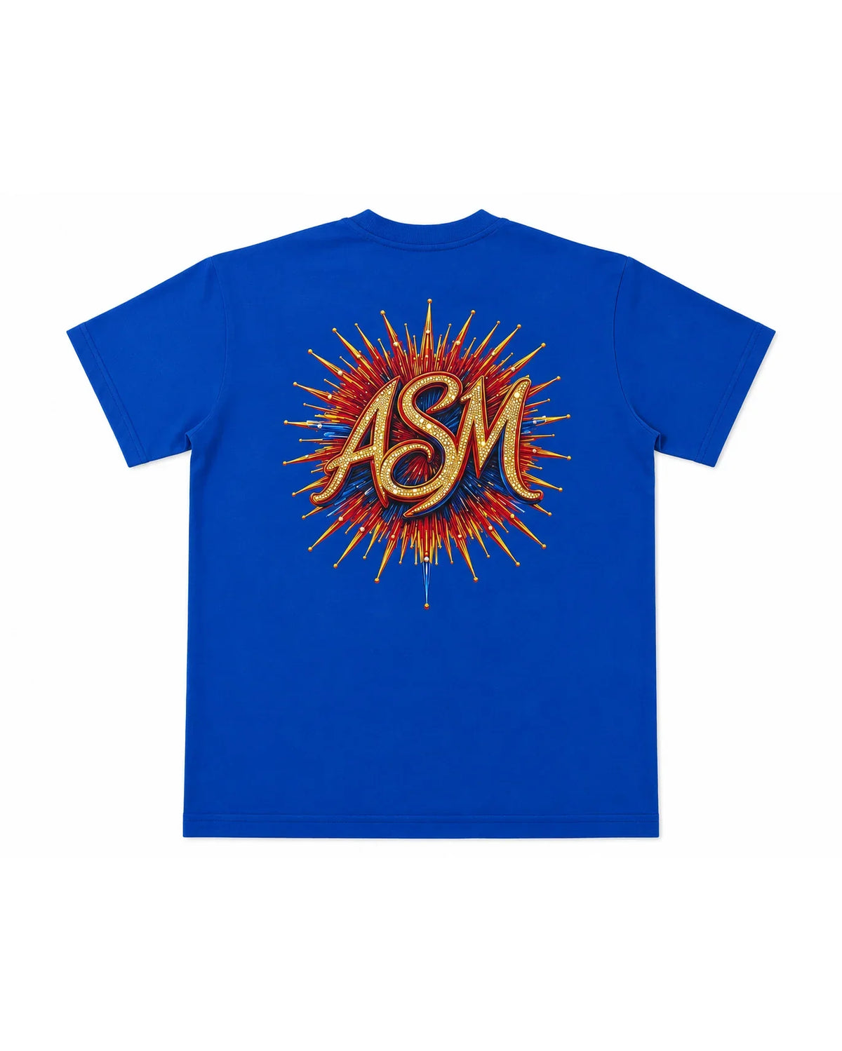 T-Shirt Art Super Money Stampa Aquila | Strass 100% Cotone SS26