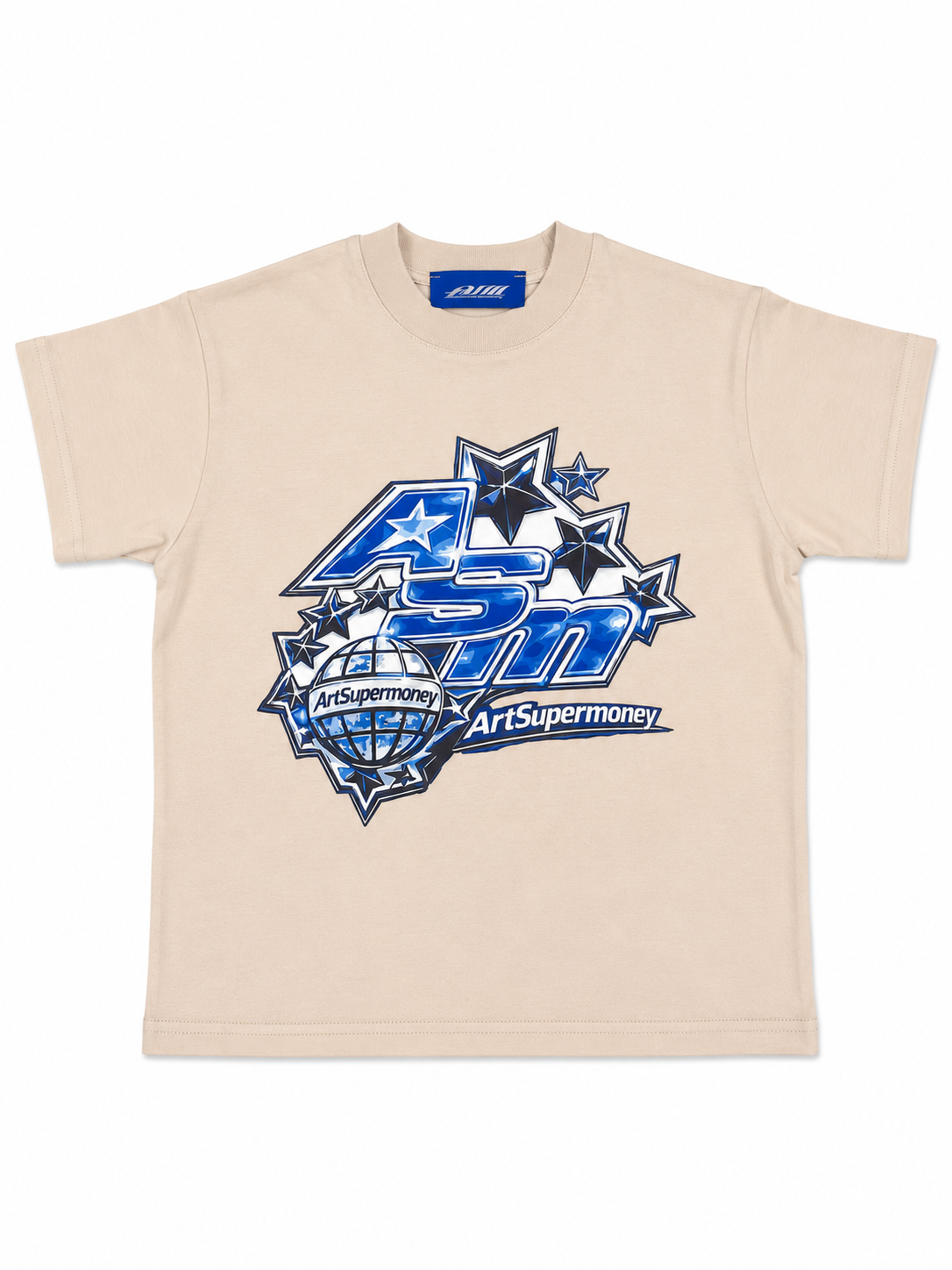 T-Shirt Art Super Money ASM | Stampa e Strass Made in Italy SS26