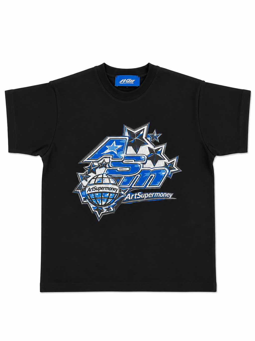 T-Shirt Art Super Money ASM | Stampa e Strass Made in Italy SS26