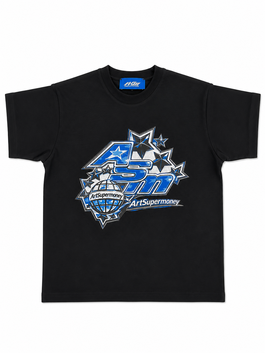 T-Shirt Art Super Money ASM | Stampa e Strass Made in Italy SS26