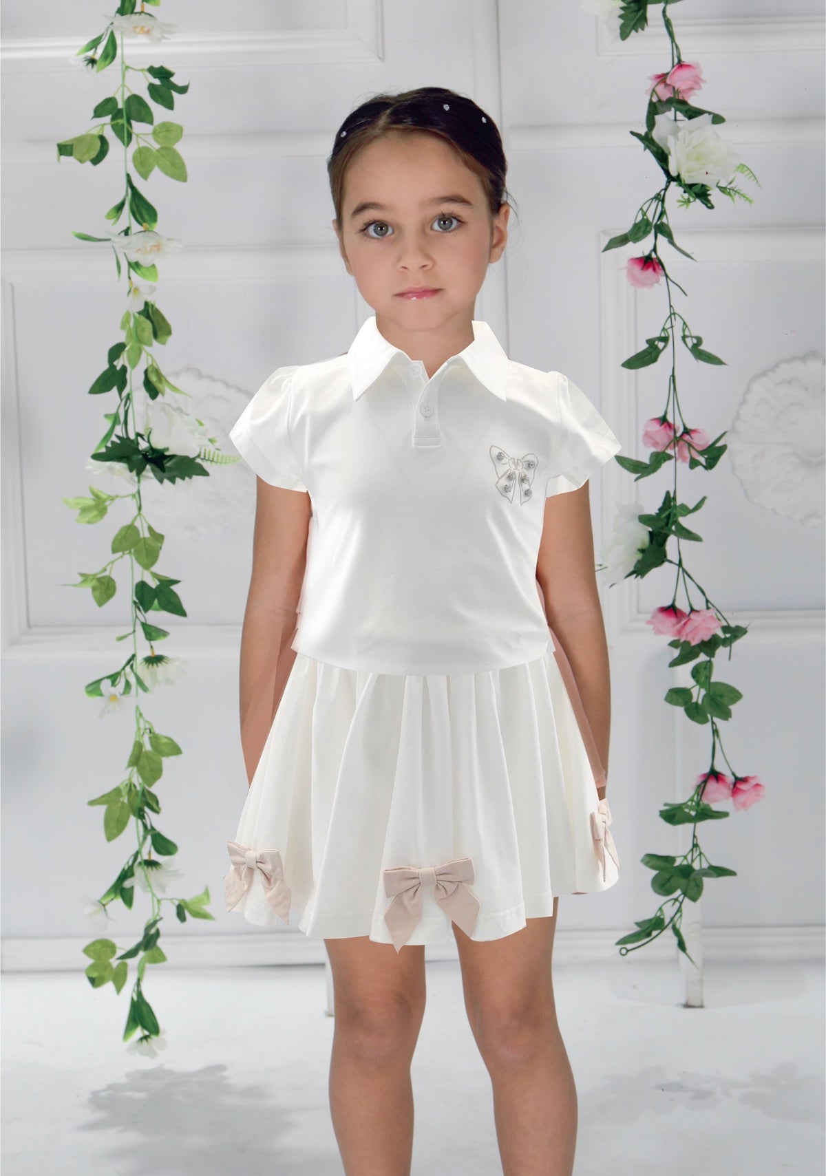 Gonna Fun & Fun bianco bambina