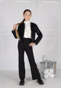 Giacchina Girocollo con Frange di Paillettes