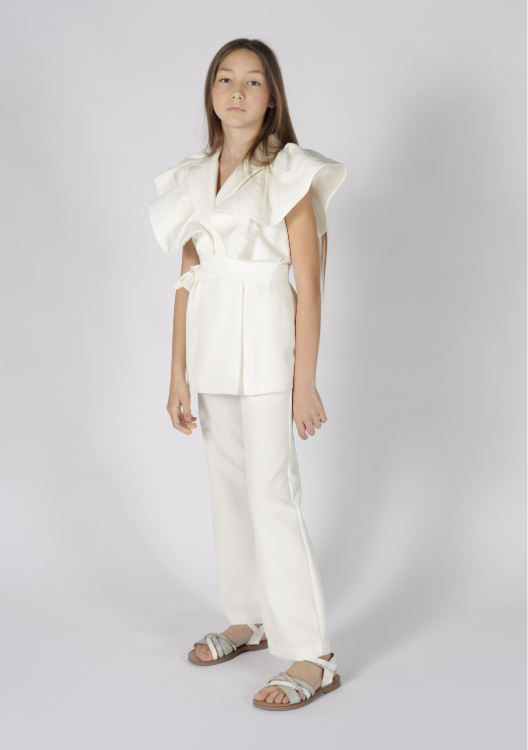 Gilet Fun&Fun Couture con Volant e Fusciacca Removibile