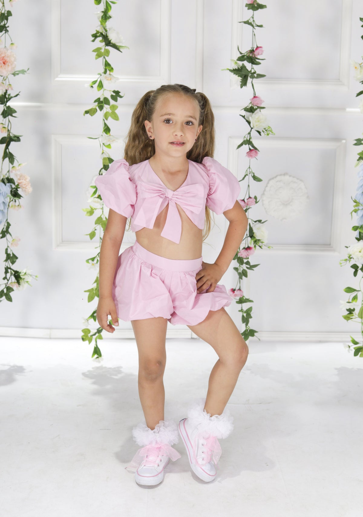 Camicia Fun & Fun rosa bambina