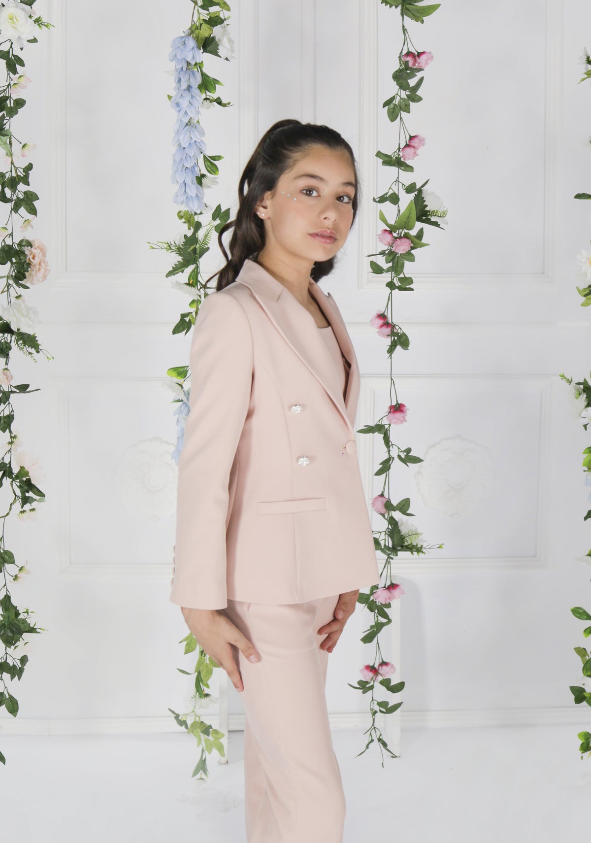 Giacca Fun & Fun rosa bambina