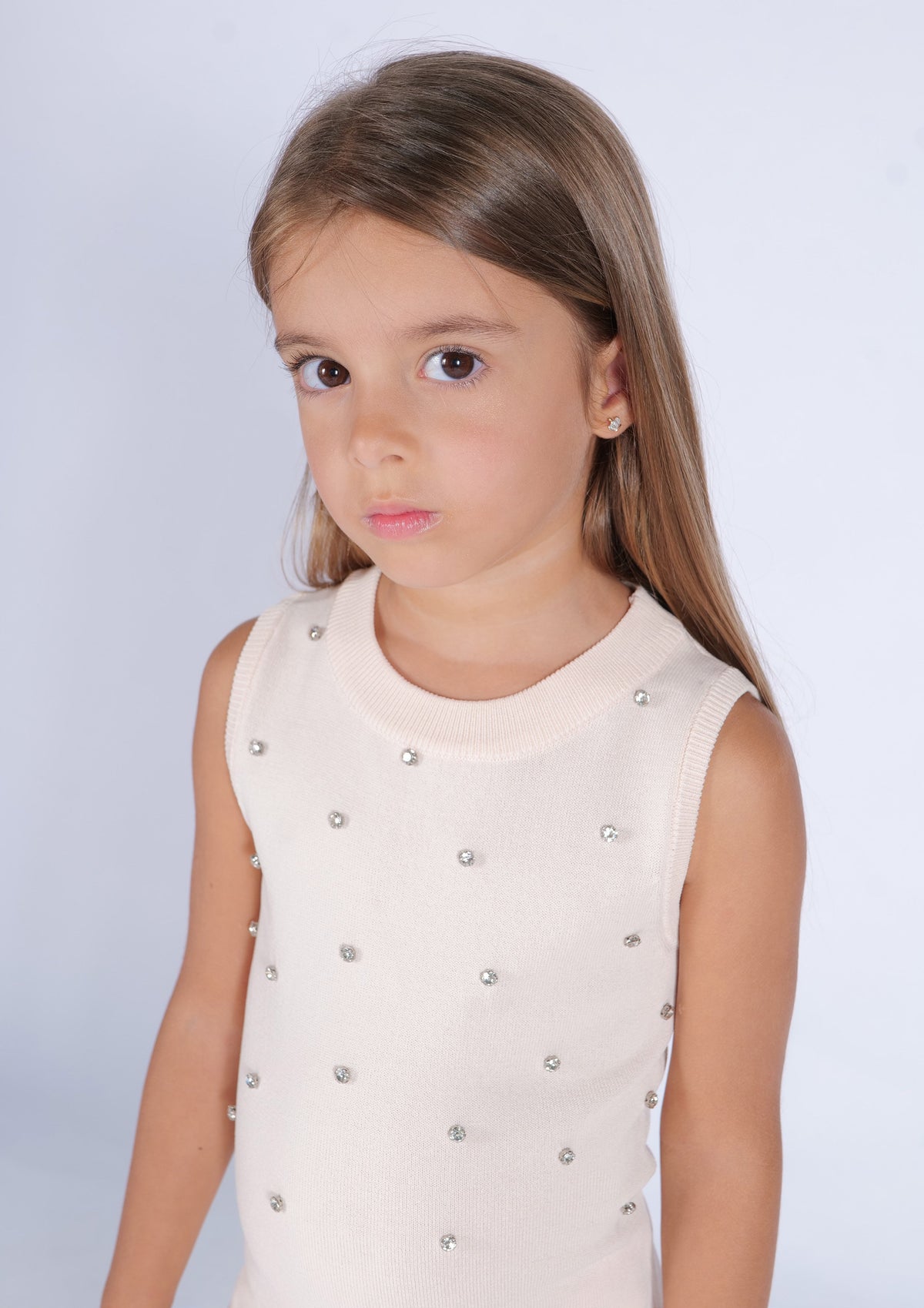 Abito Collo a Rotolo Fun&Fun Bambina - SS25