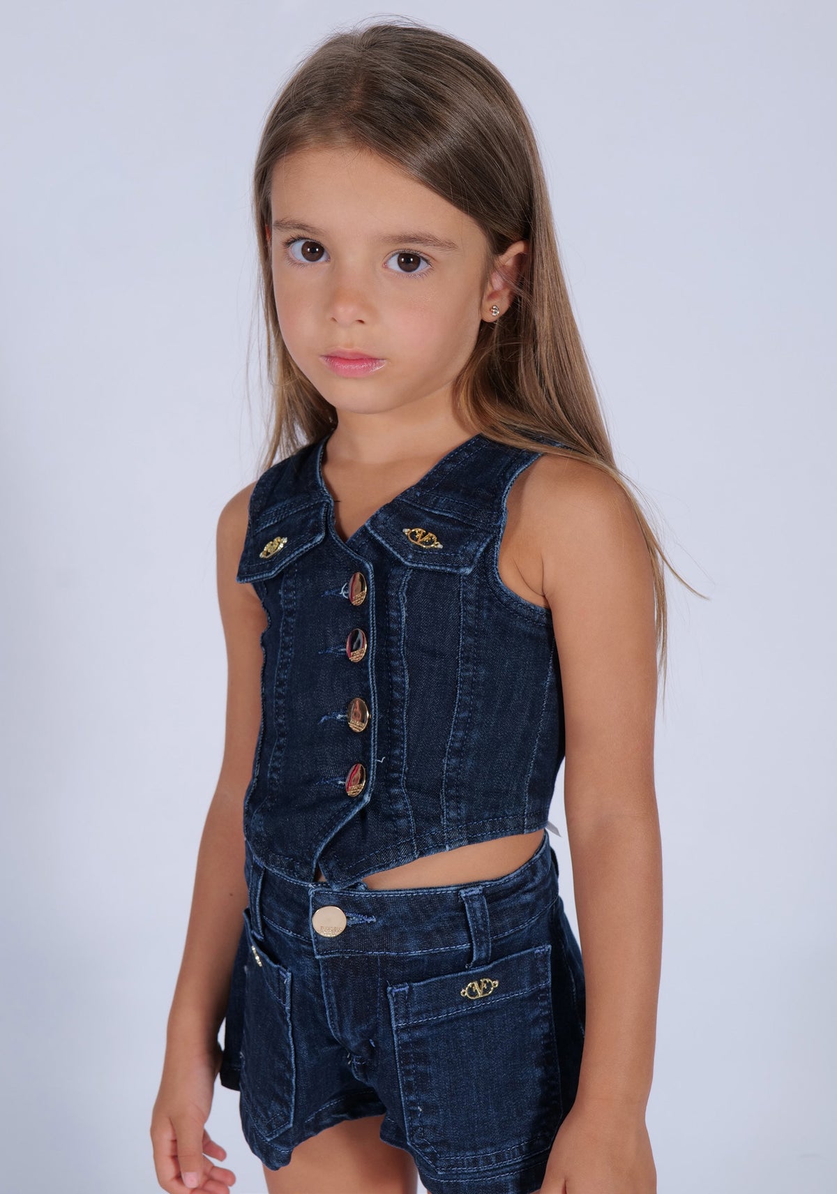 Gilet Denim Fun&Fun Bambina - SS25