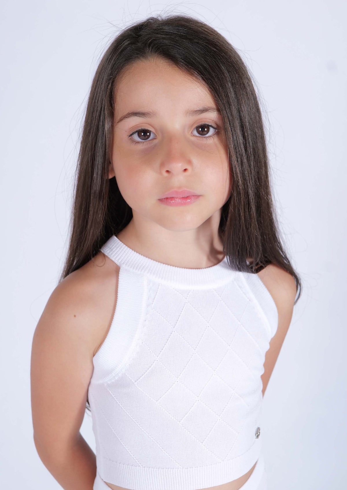 Top in Maglia con Scollo all’Americana