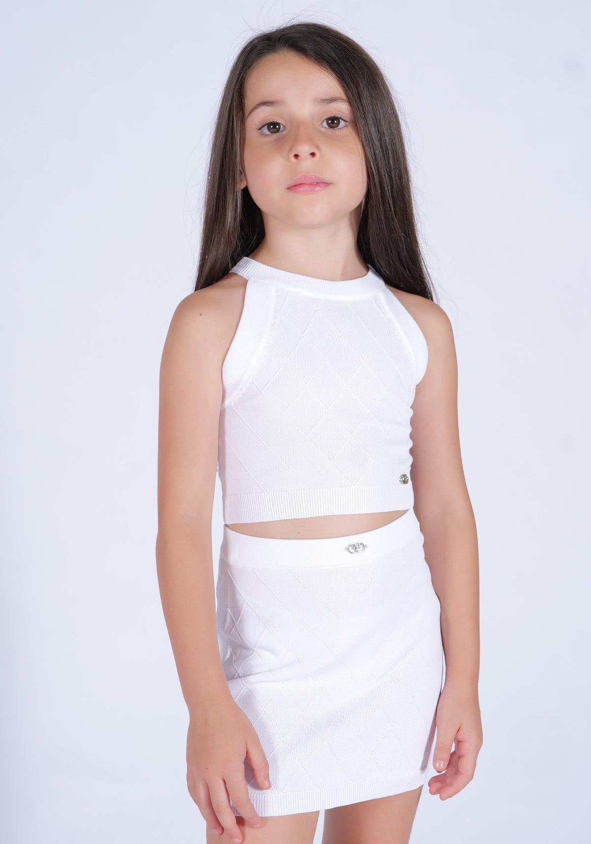 Top in Maglia con Scollo all’Americana
