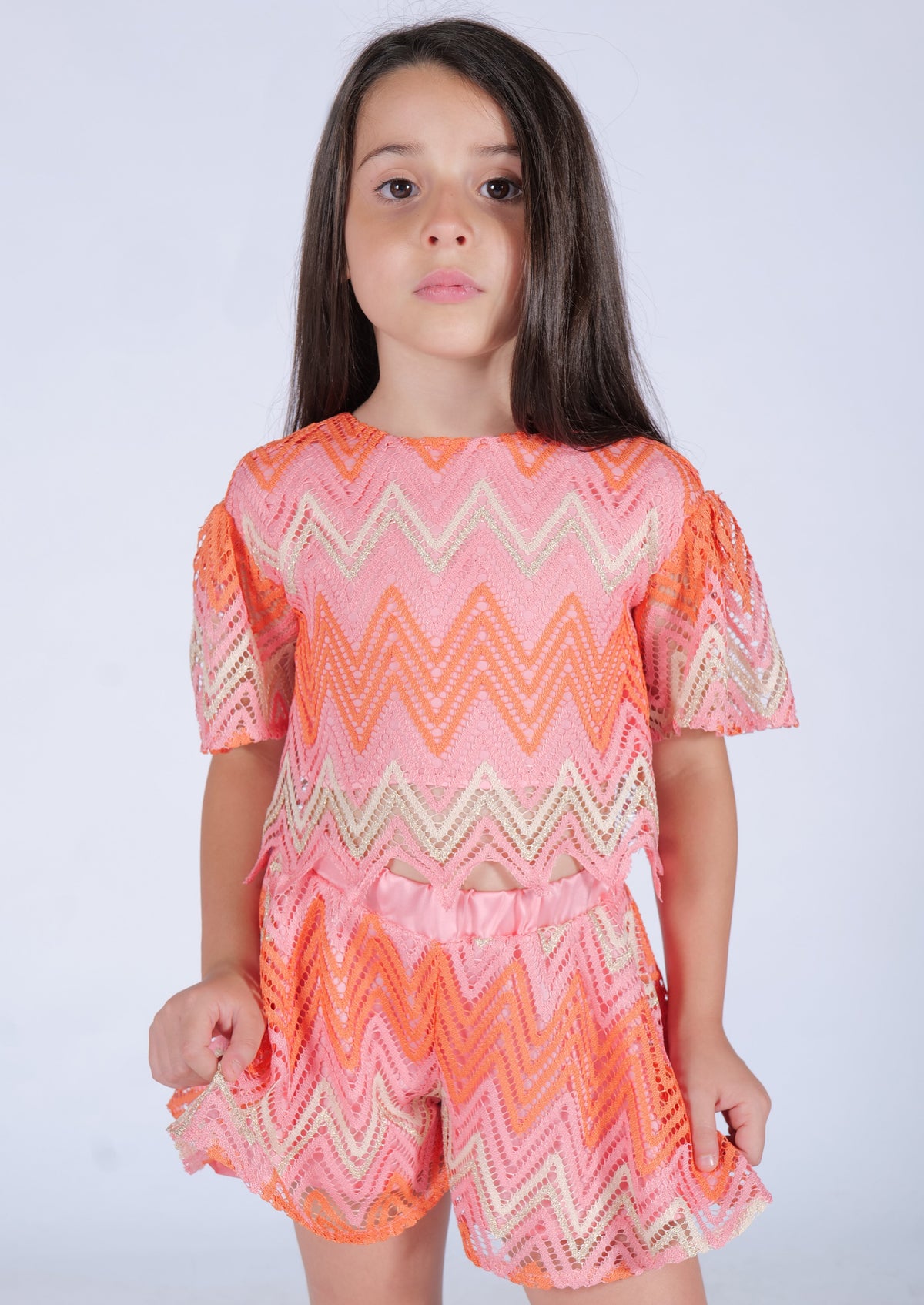 Short Traforato Fun&Fun Bambina - SS25