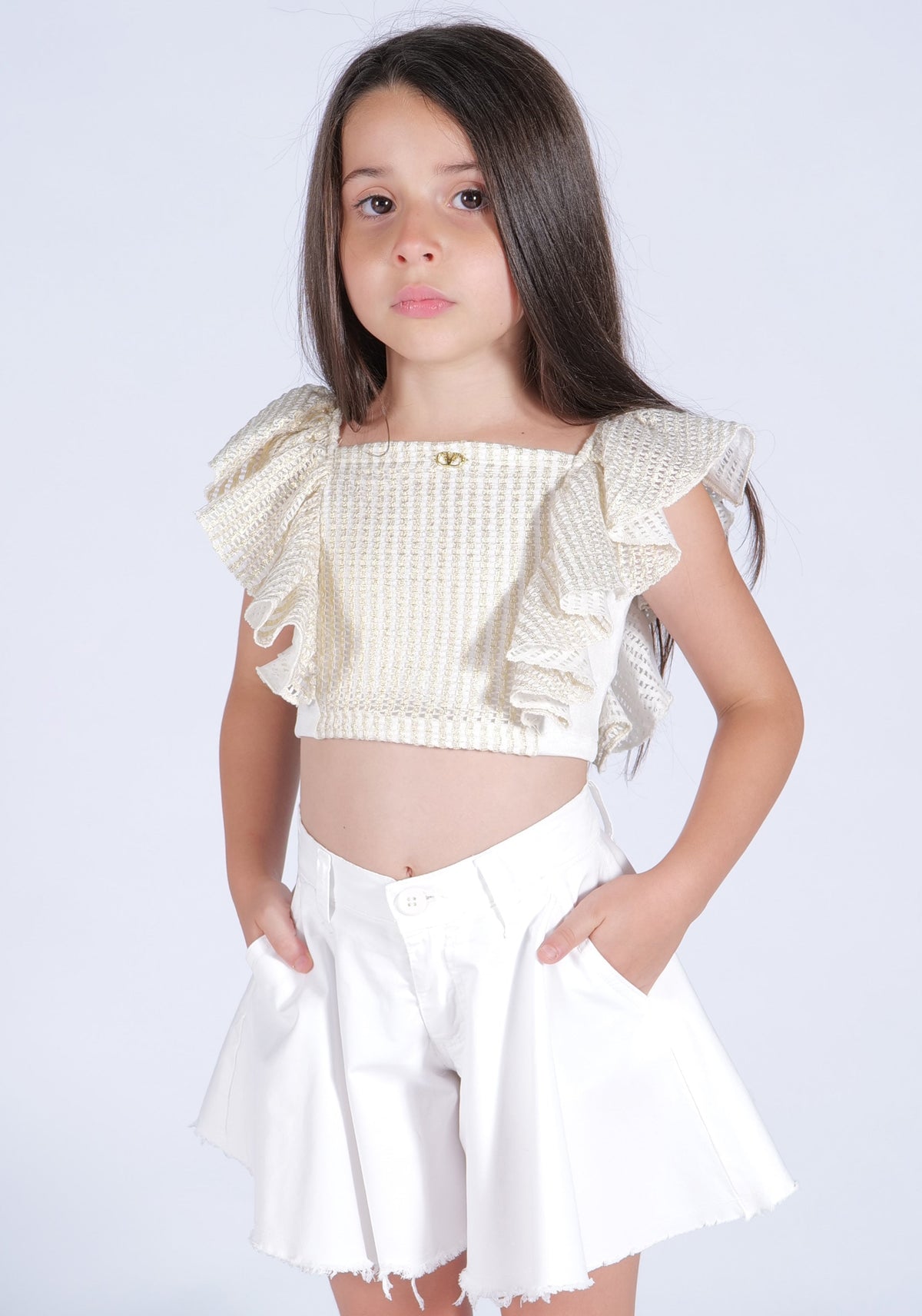 Top Traforato Fun&Fun Bambina - SS25