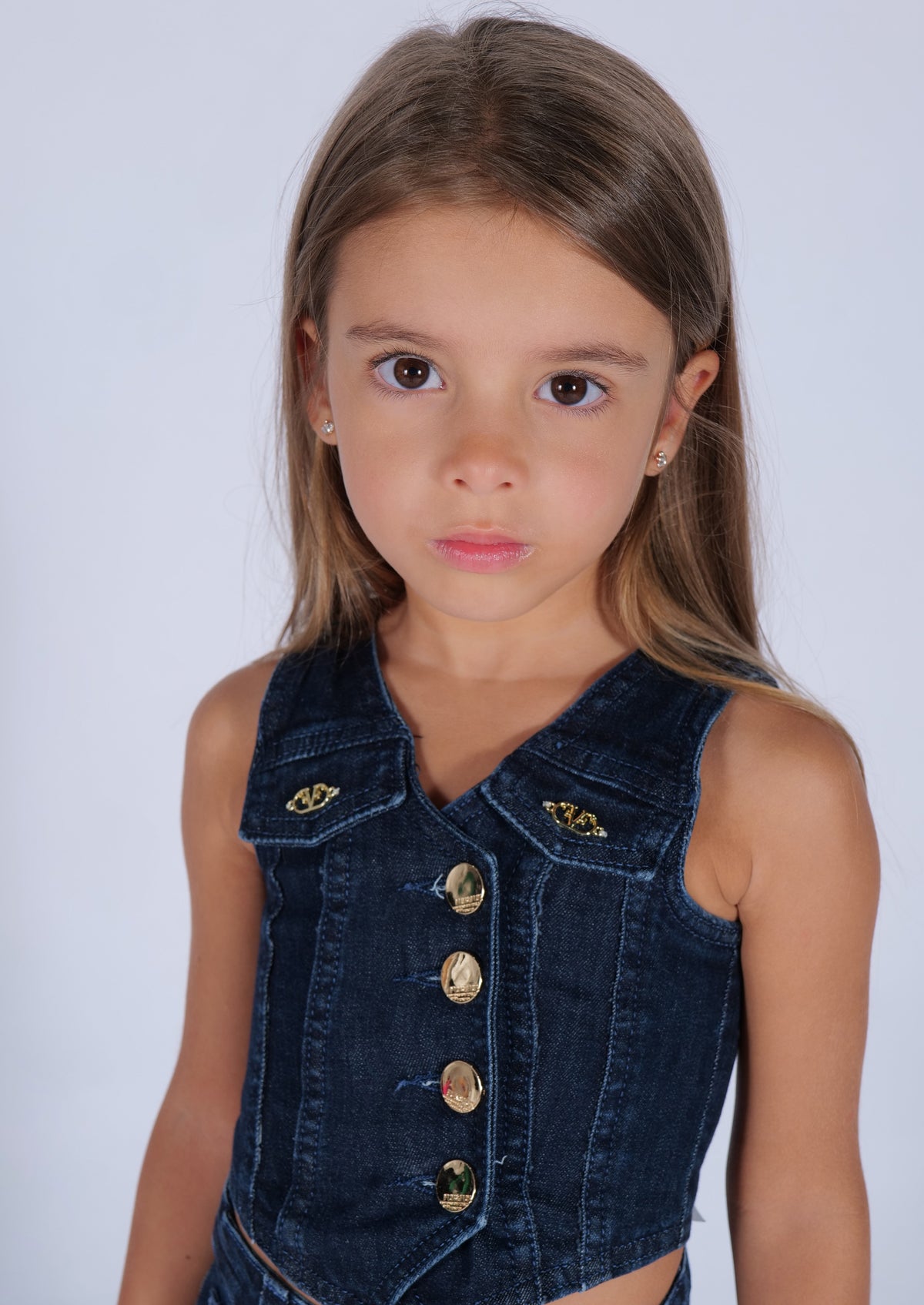 Gilet Denim Fun&Fun Bambina - SS25