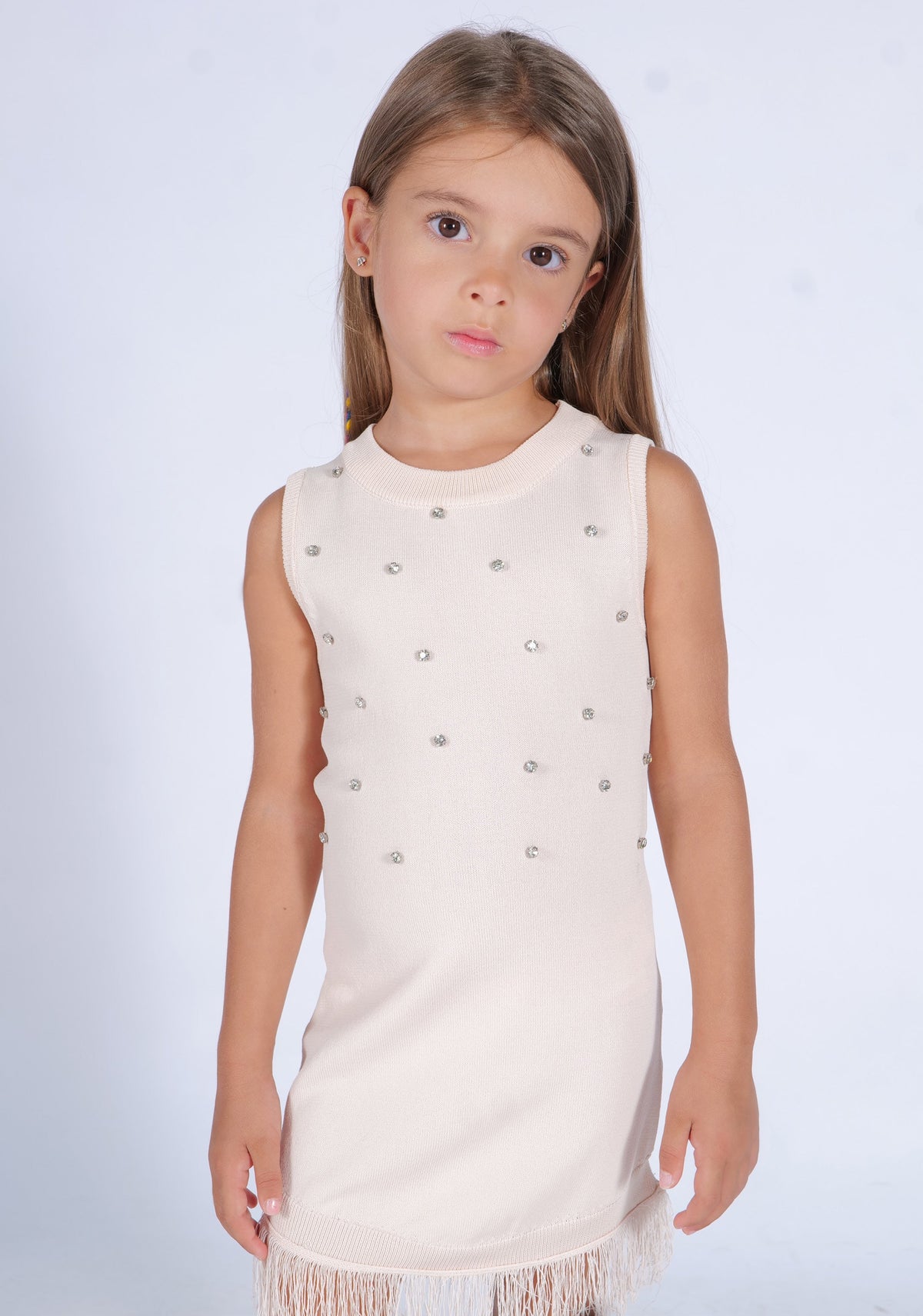 Abito Collo a Rotolo Fun&Fun Bambina - SS25