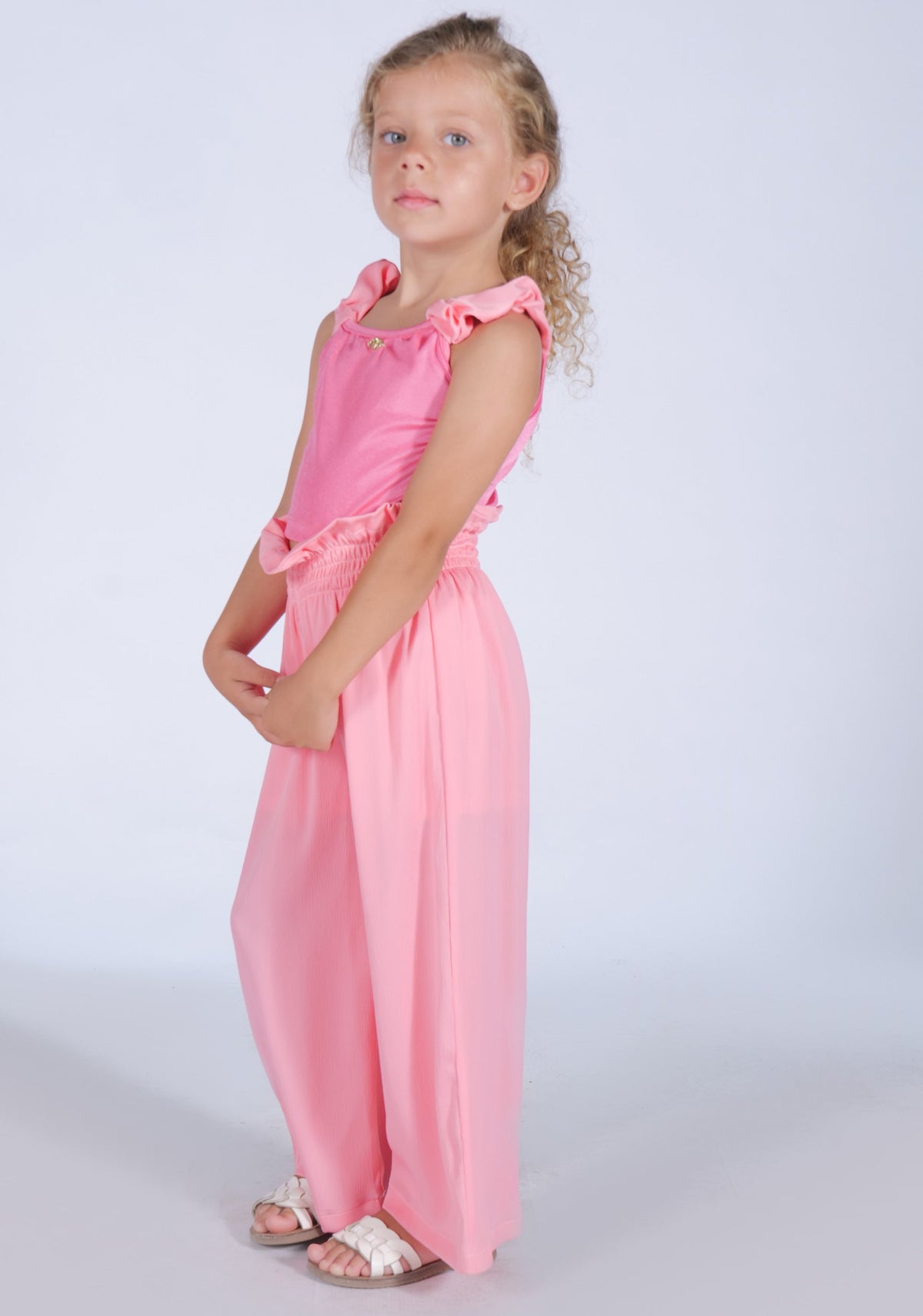 PANTALONE AMPIO CON VITA ELASTICIZZATA
