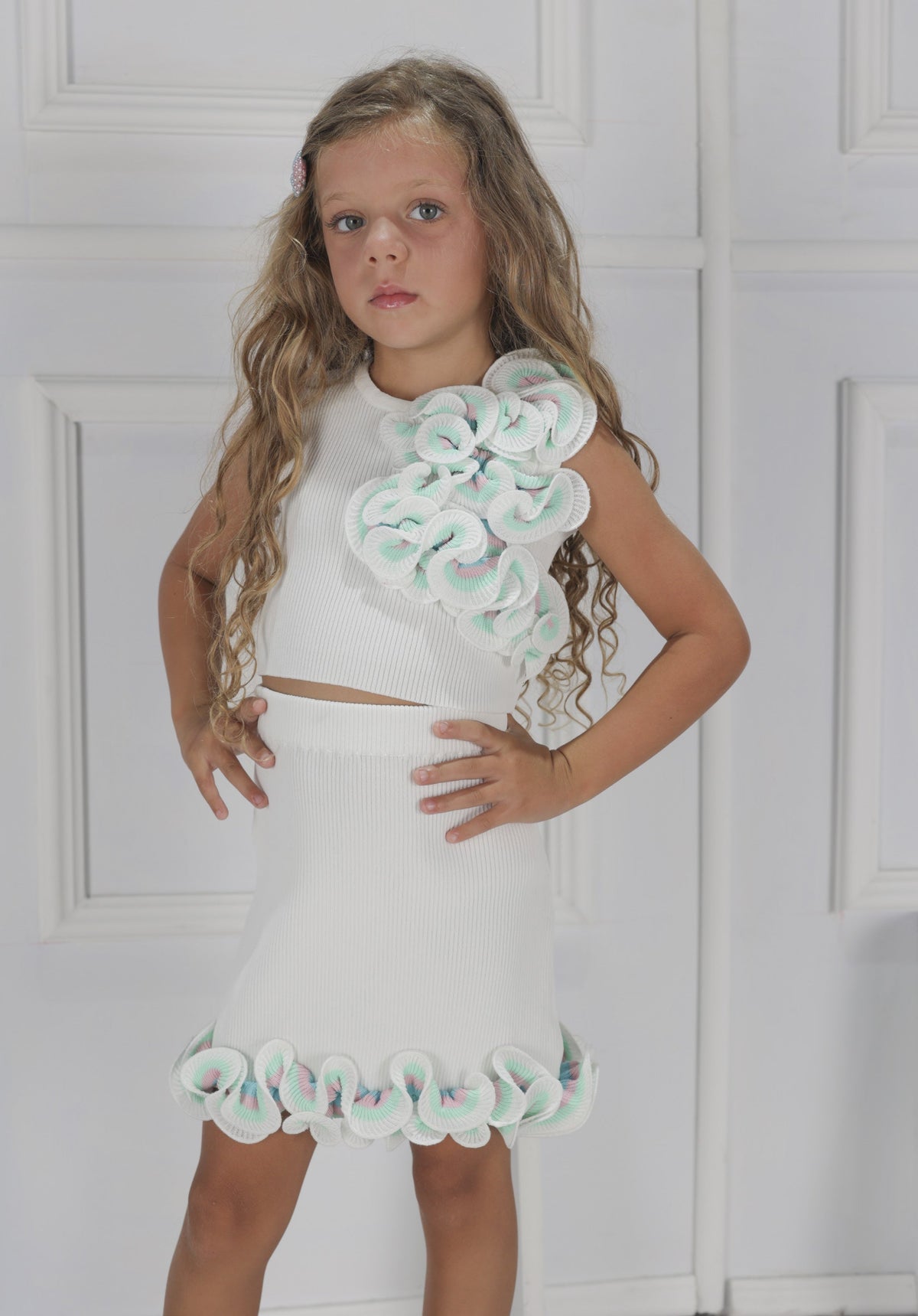 Top Fun & Fun bianco bambina