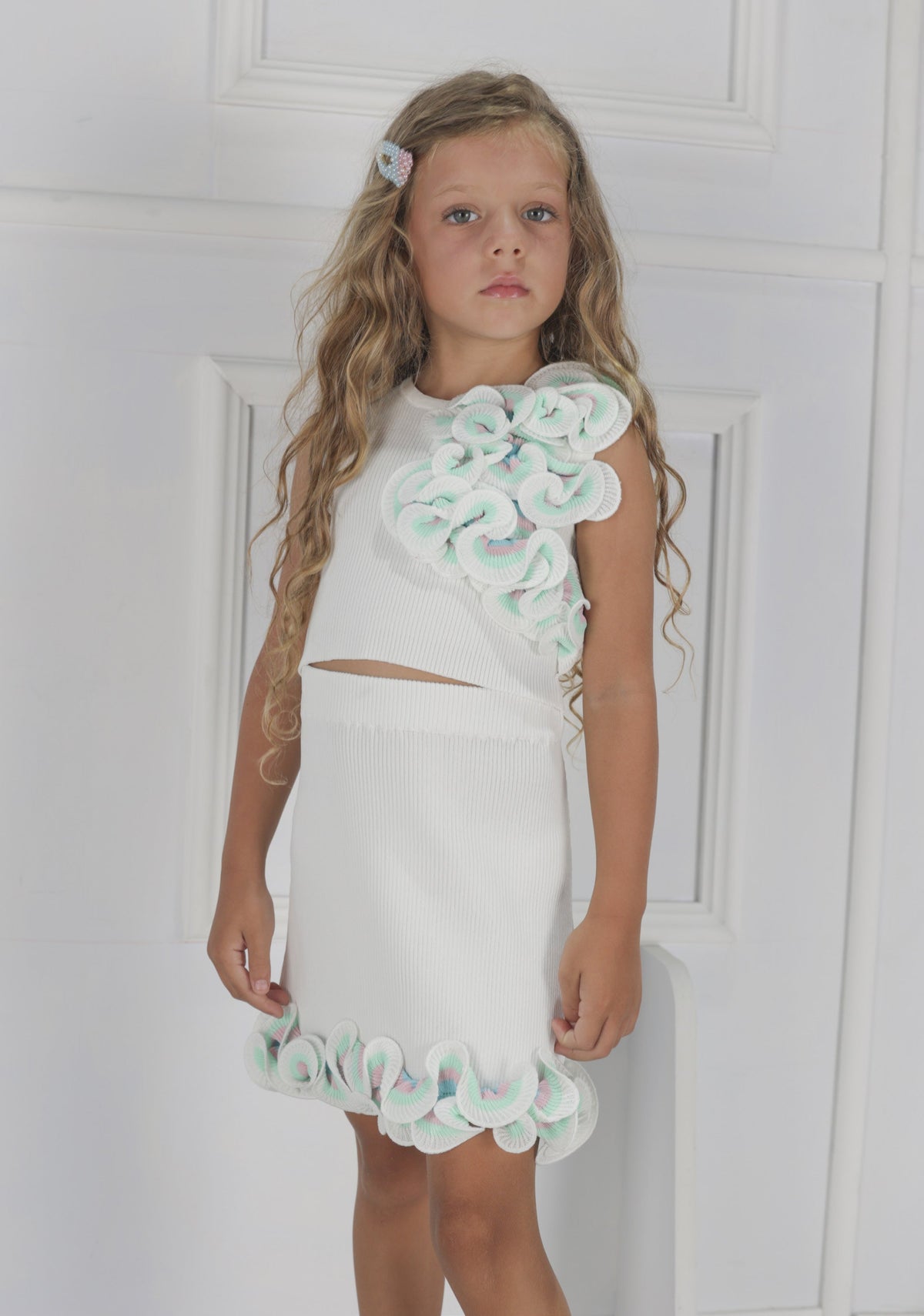Top Fun & Fun bianco bambina