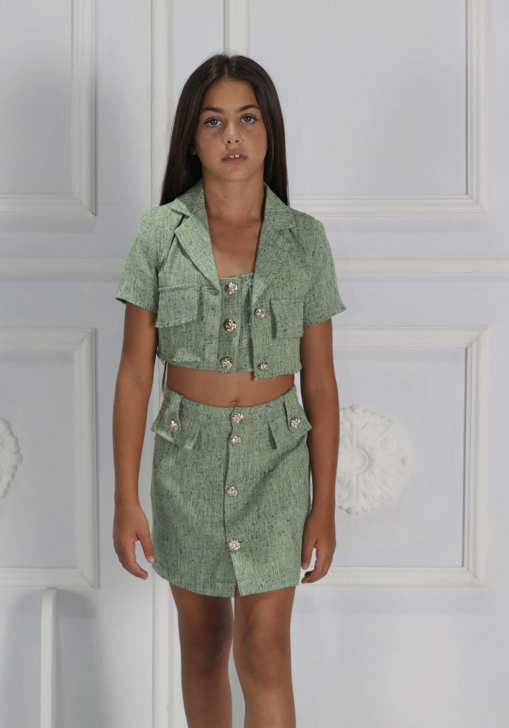Gonna HLove verde bambina