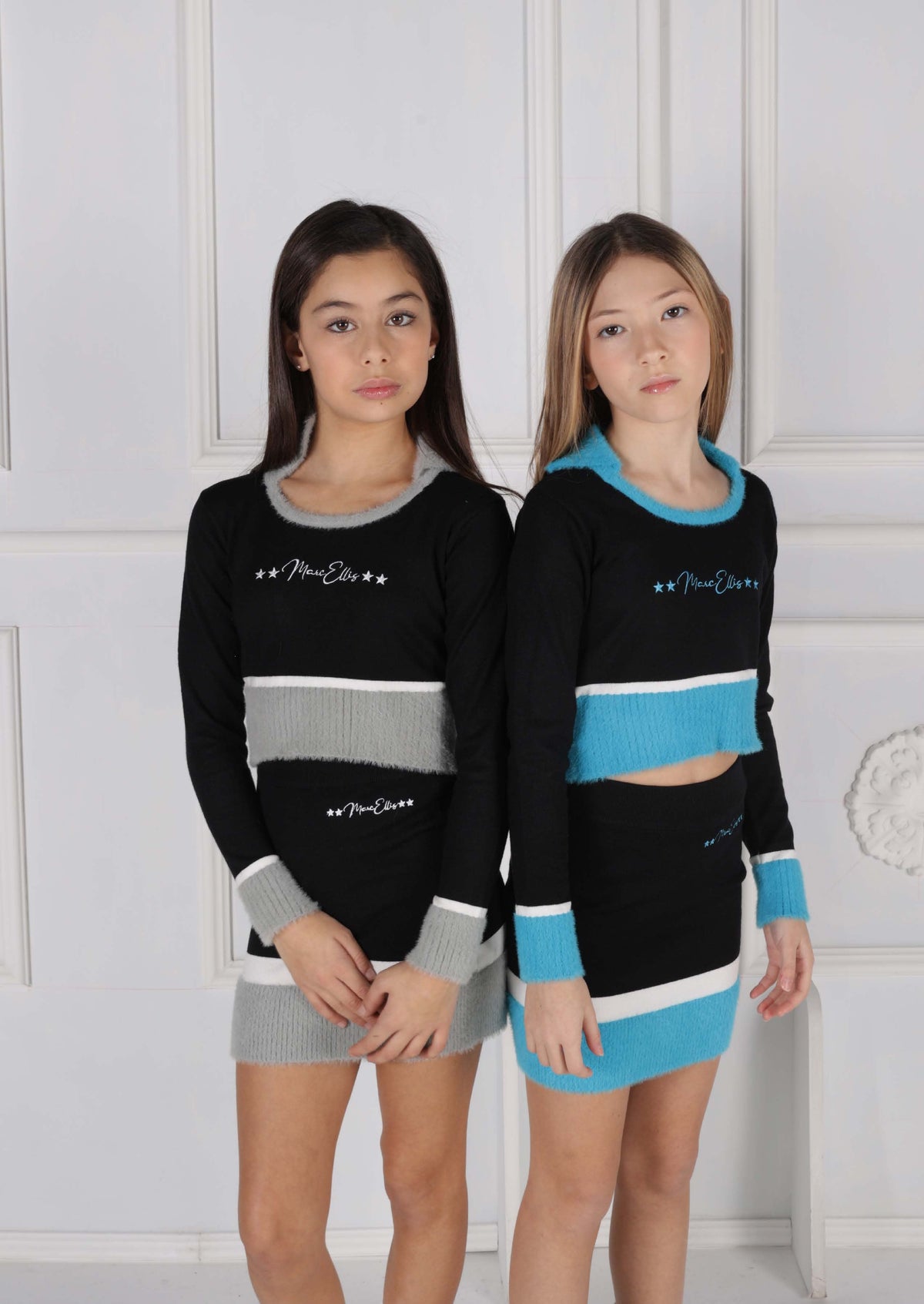 Marc Ellis Maglioncino Lana Coste Effetto Pelo Bambina - FW25