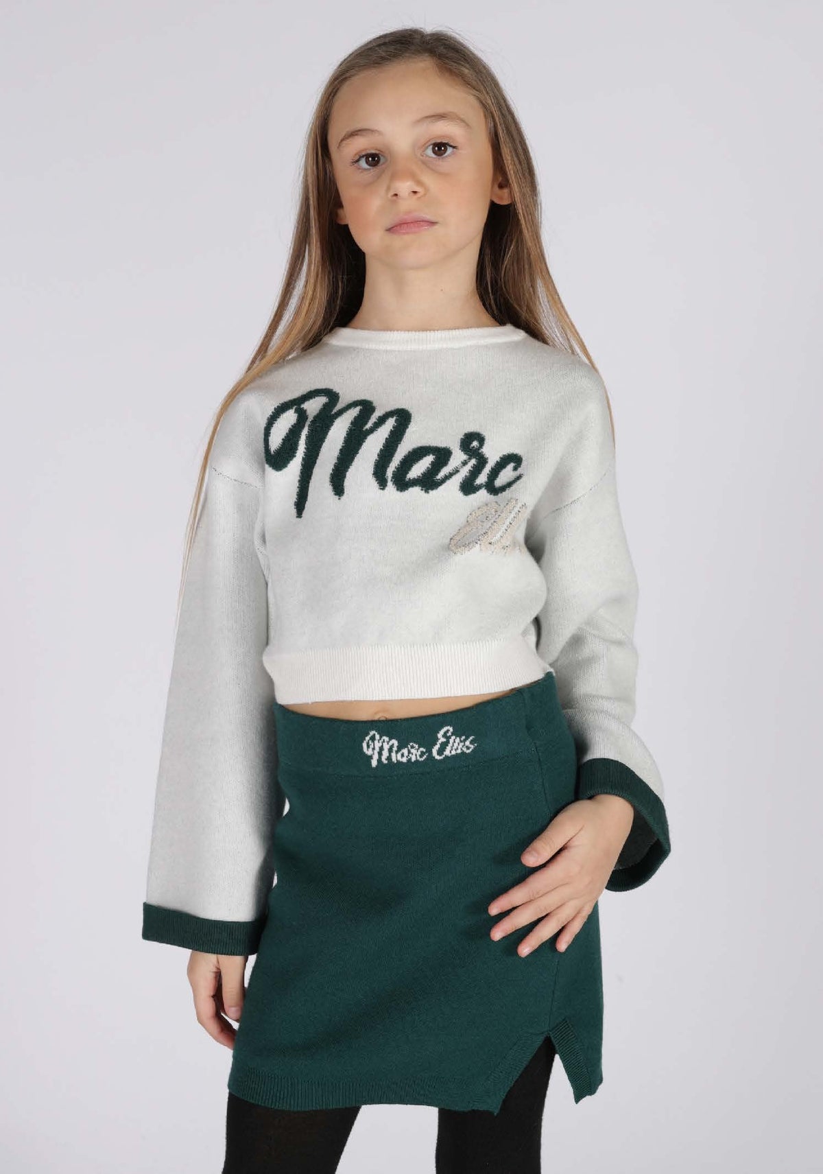 Maglia Lana Bianco Marc Ellis Bambina - FW24