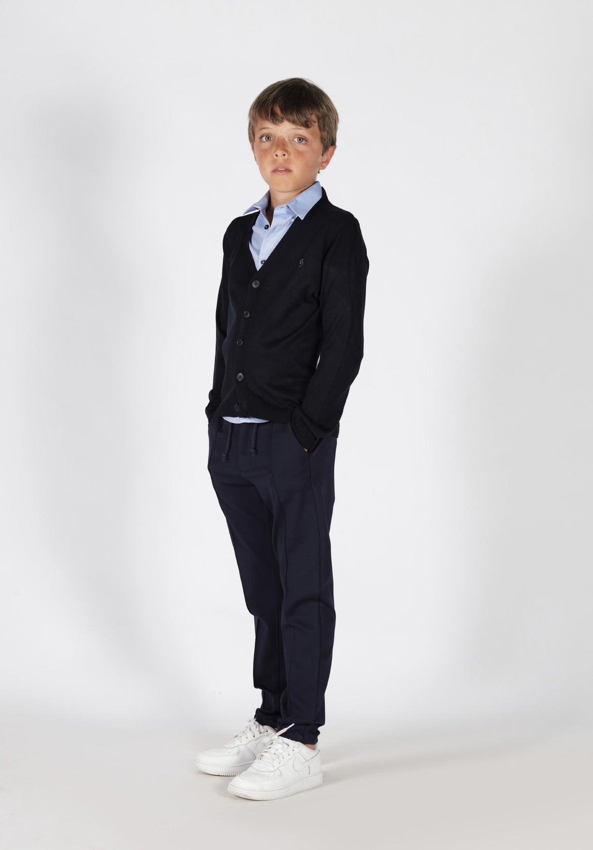 Pantalone Siviglia Classico in Blu Viscosa