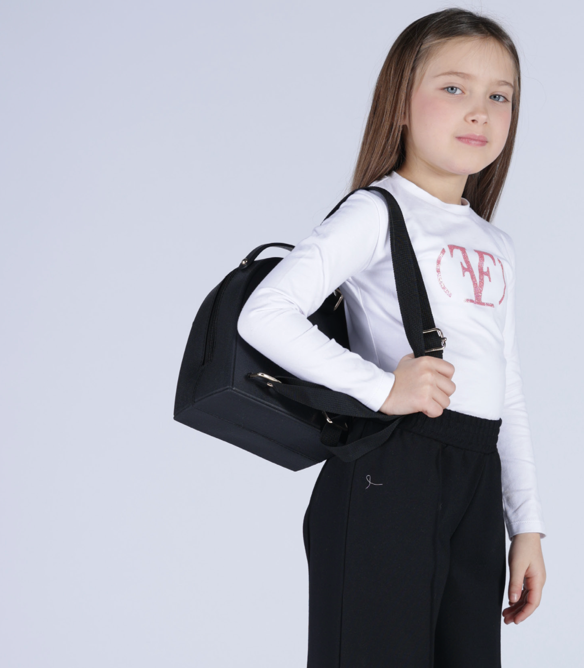 Fun&Fun Zainetto Nero Bambina - FW24