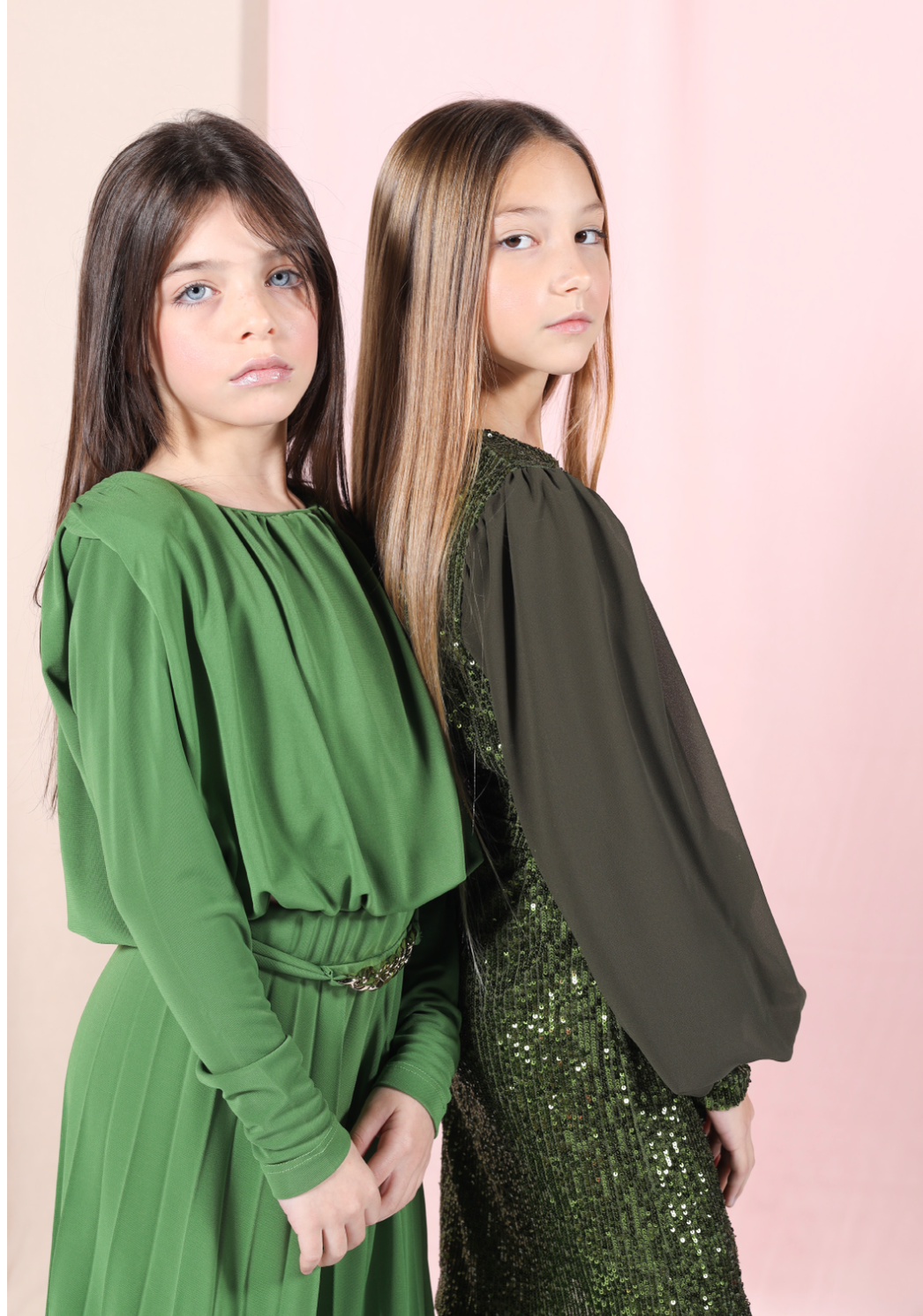 Fun&Fun Chic Blusa Verde Oliva Junior Bambina - FW23