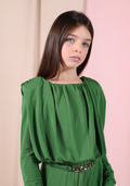 Blusa verde oliva Fun&Fun Chic bambina Junior