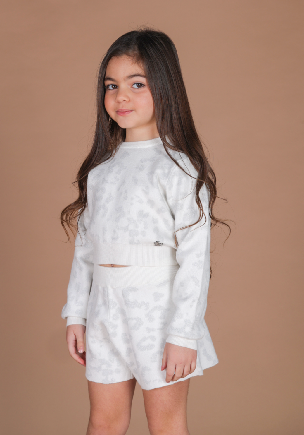 Fun&Fun Chic Maglia Bianco Panna Baby Bambina - FW24