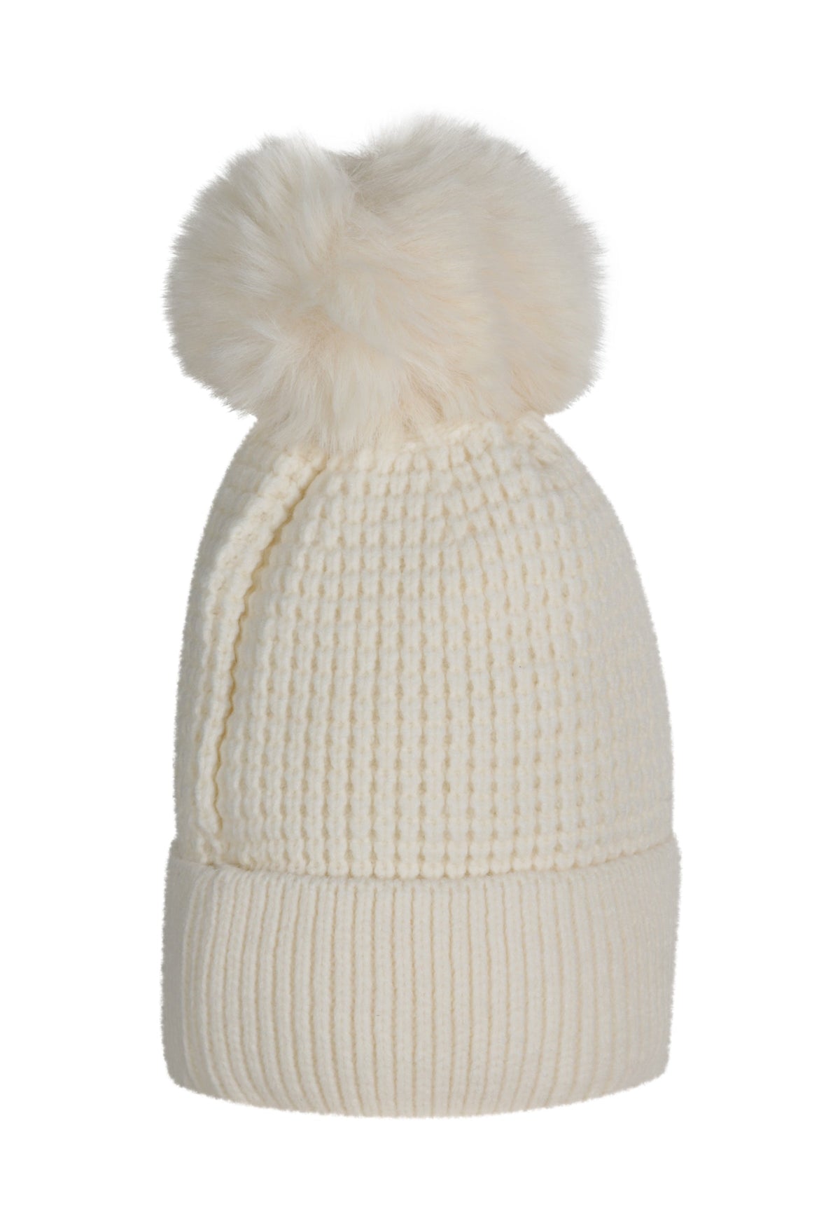 Cappello Invernale con Ricamo Renna e Pon-Pon