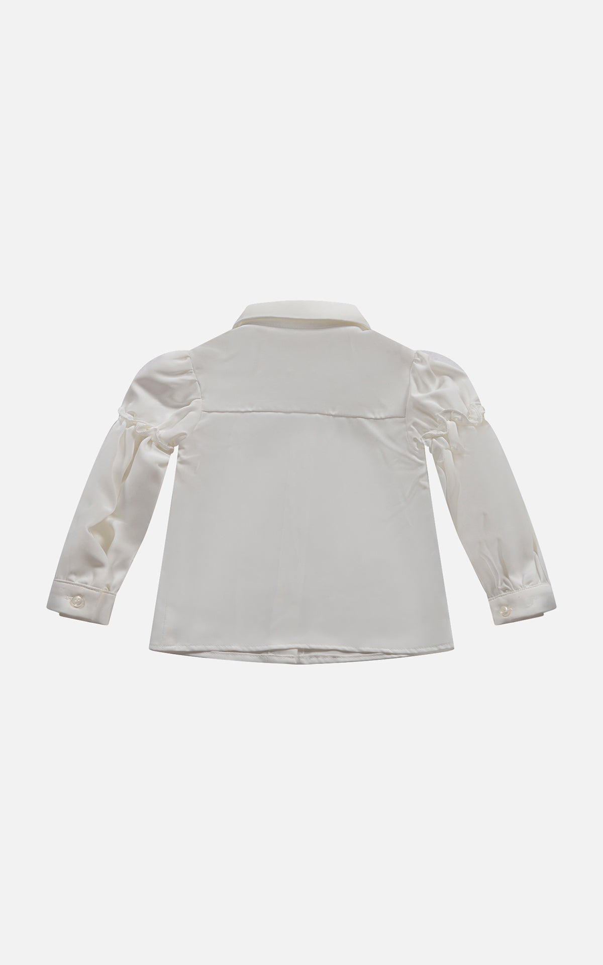 HLove Camicia Bianco Panna Neonata - FW24