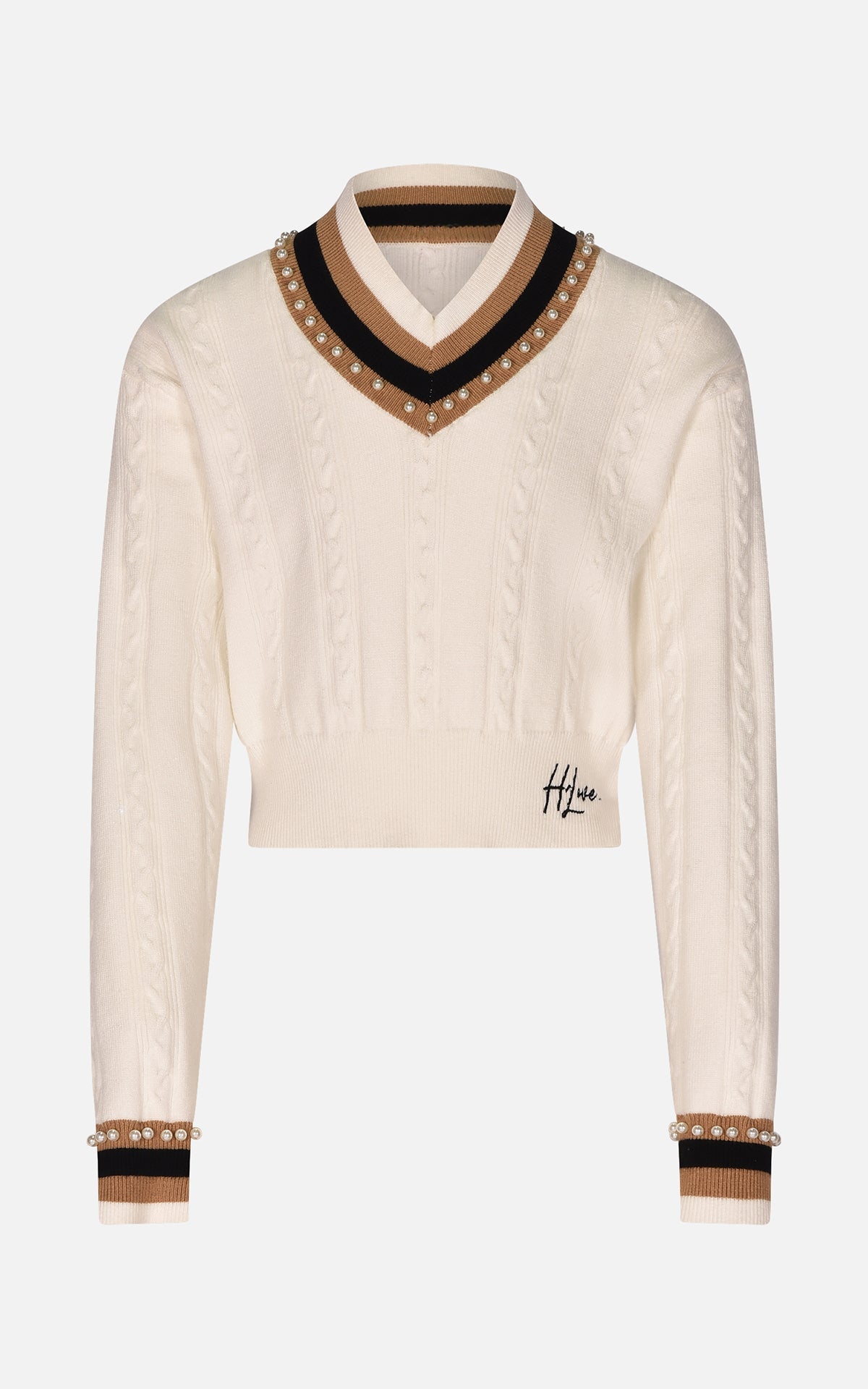 HLove Maglia Bianco Panna Junior Bambina - FW24