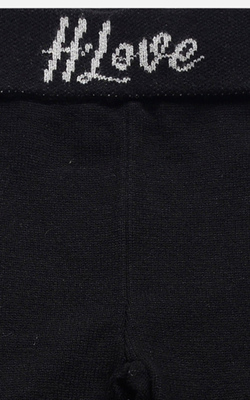 HLove Pantalone Bianco e Nero Neonata - FW24