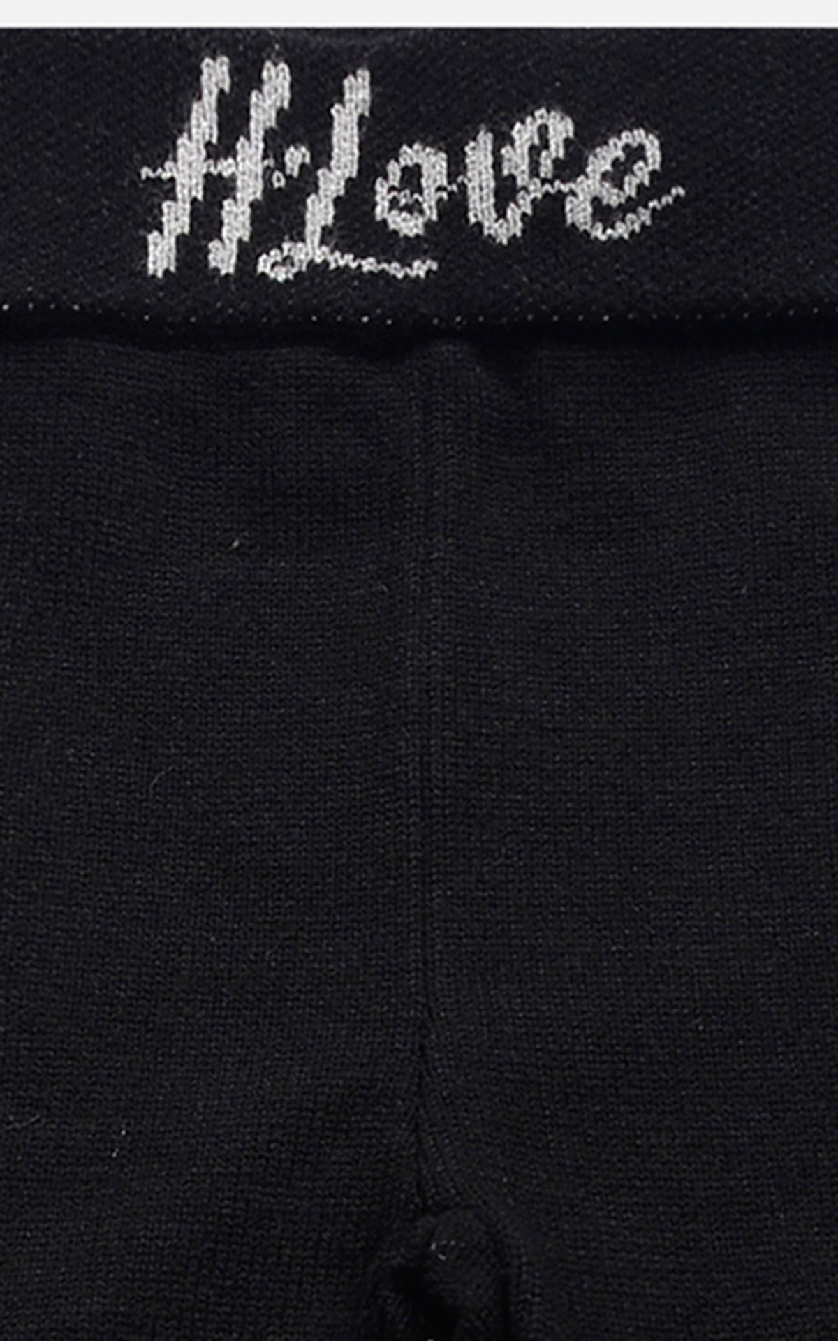 HLove Pantalone Bianco e Nero Neonata - FW24