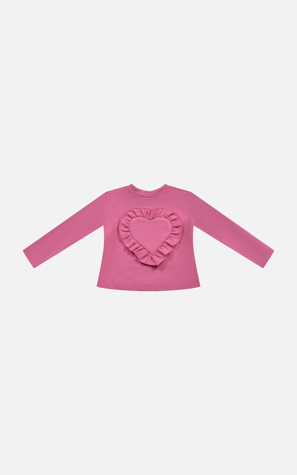 HLove Felpa in Nylon Rosa Neonata - FW24