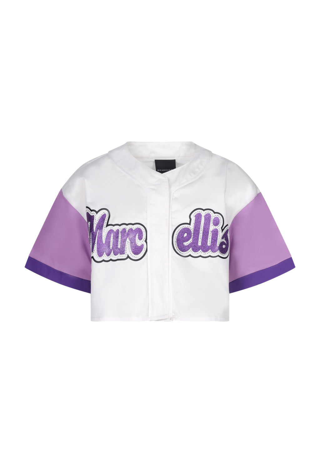 Marc Ellis Camicia Bianco e Viola Junior Bambina - SS24