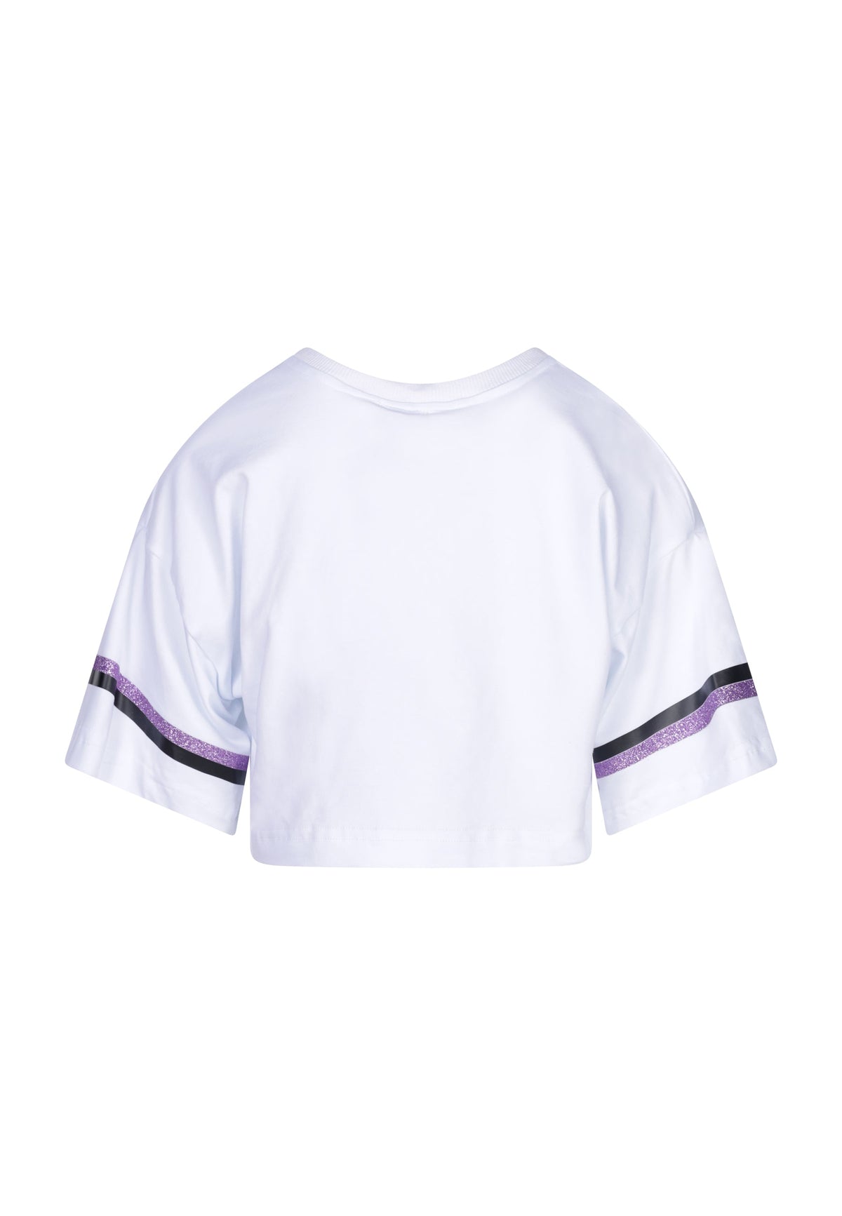 Marc Ellis T-shirt Bianco e Viola Junior Bambina - SS24