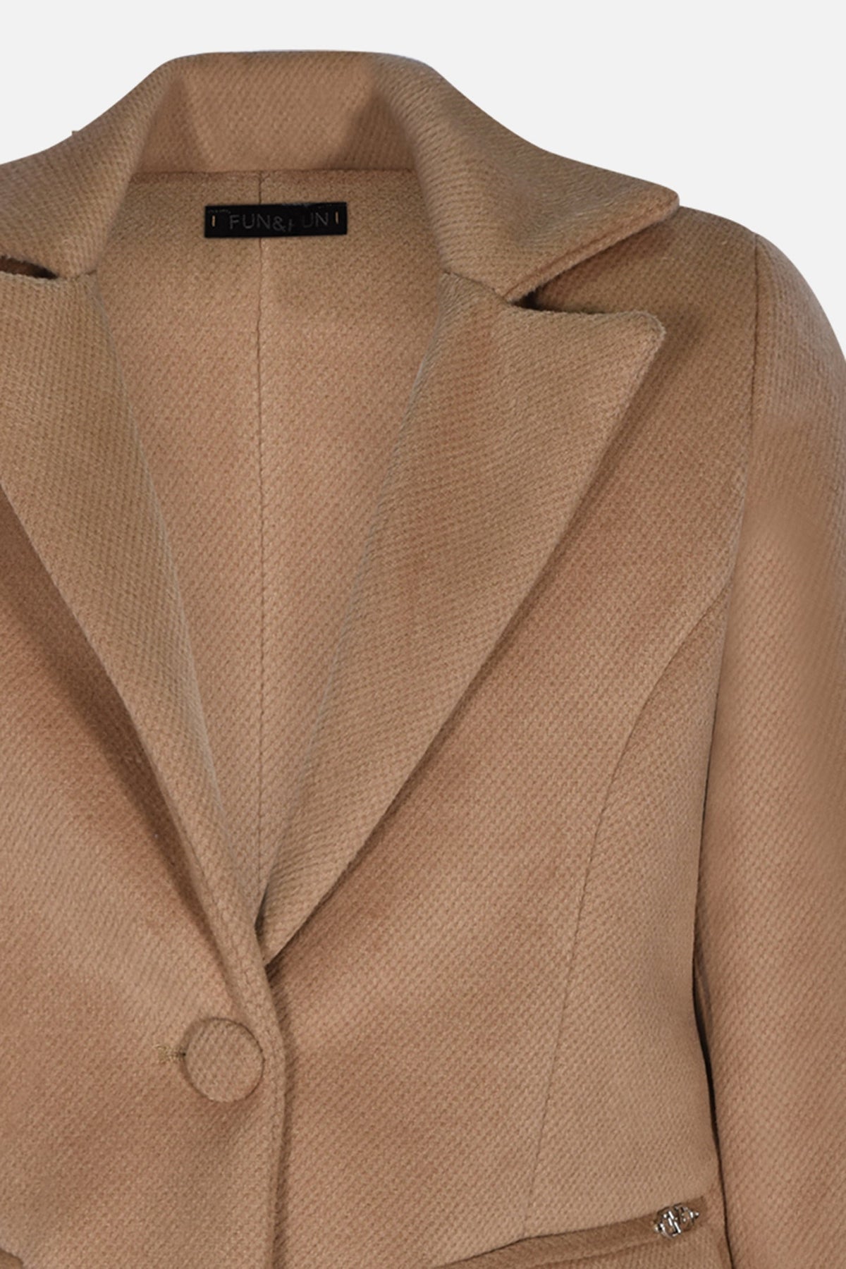 Fun&Fun Cappotto Crema Baby Bambina - FW24