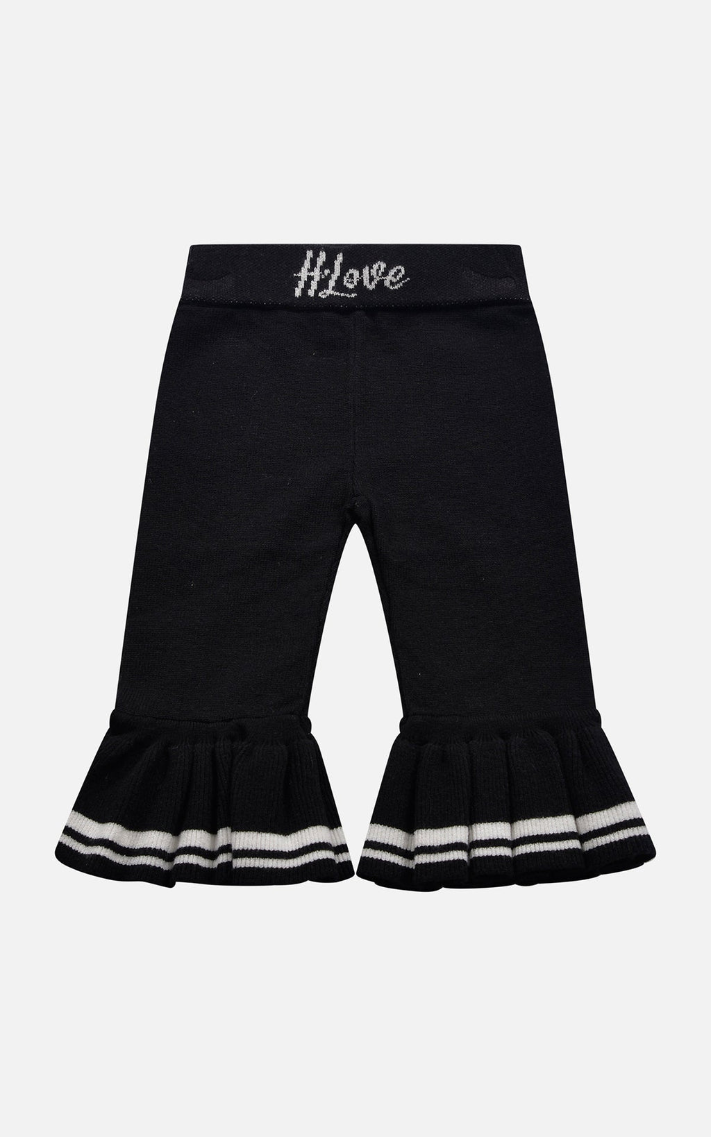 HLove Pantalone Bianco e Nero Neonata - FW24